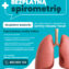 Bezpłatne badania spirometryczne dla mieszkańców Torunia – profilaktyka POChP. Plakat inforacyjny